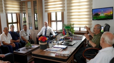 ESO Y�NET�M� YILMAZ HOCA'YI Z�YARET ETT�