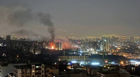 �SRA�L �RAN'A SALDIRDI.TAHRAN'DA B�Y�K PATLAMA 