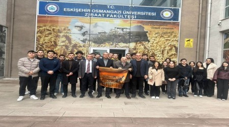 Eskiehirin Kltr Elisi Alaattin oban, Ziraat Fakltesi rencileriyle Tecrbelerini Paylat