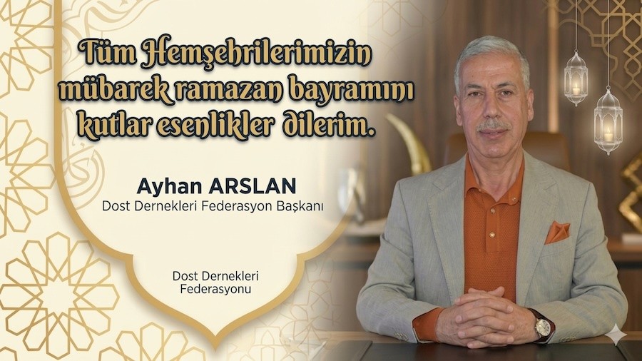 RAMAZAN BAYRAMI KUTLAMA MESAJI