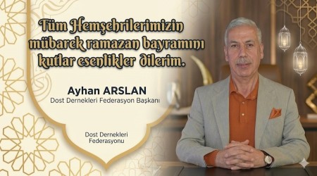 RAMAZAN BAYRAMI KUTLAMA MESAJI