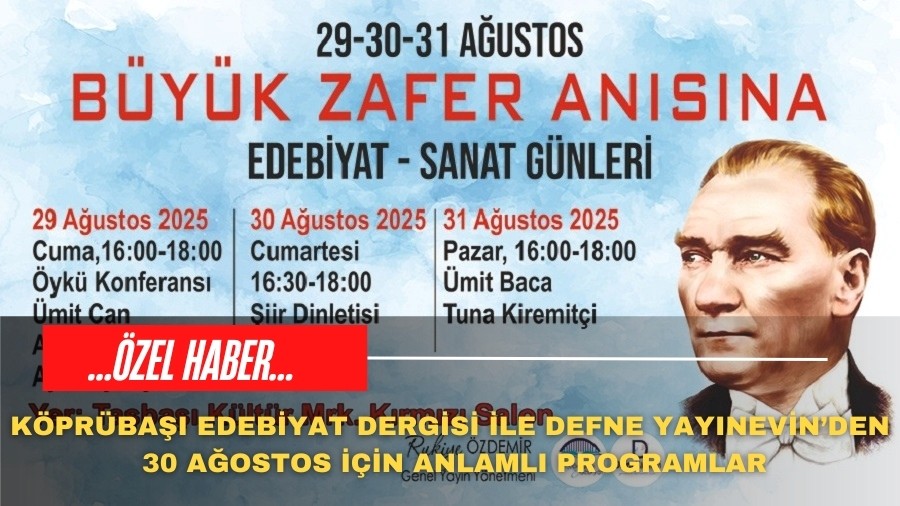 30 AUSTOS ZAFER BAYRAMINA ZEL KUTLAMA PROGRAMI