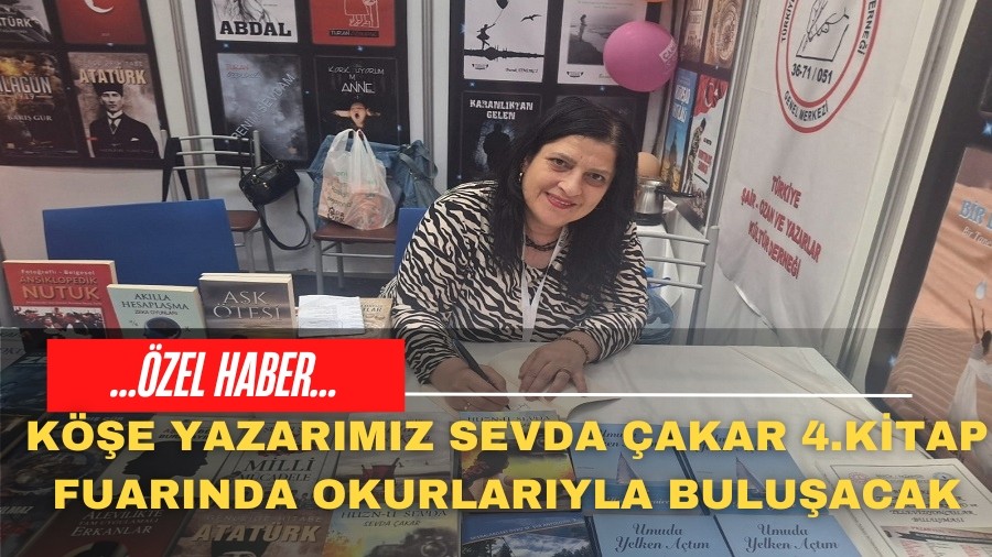 KE YAZARIMIZ SEVDA AKAR,KTAP FUARINDA KTAPLARINI MZALAYACAK