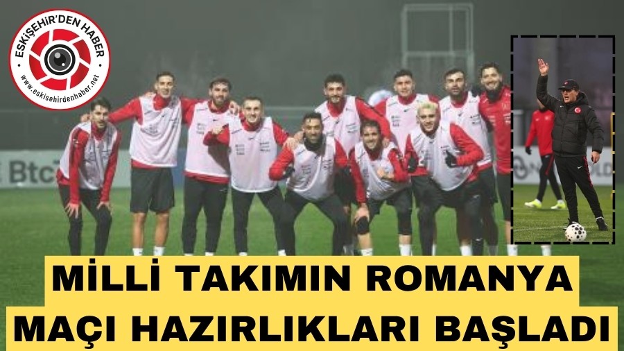 A M�LL� FUTBOL TAKIMI ZORLU MA�A HAZIRLANIYOR