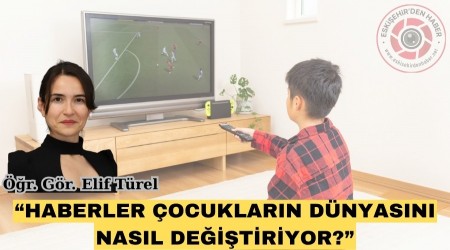 ��ocuklar g�ndemi ekranlardan takip ediyor�
