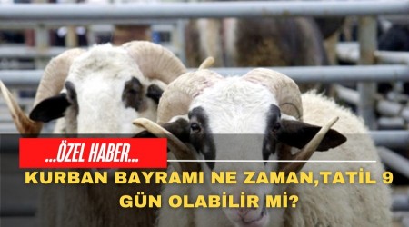 KURBAN BAYRAMI TATL 9 GN OLACAK MI?
