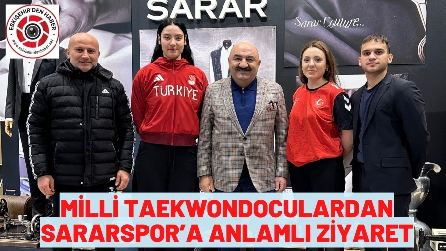 Milli Taekwondoculardan Sararspor�a Anlaml� Ziyaret