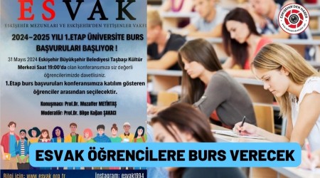 ESVAK, RENCLERE 1.ETAP BURS VERECEK