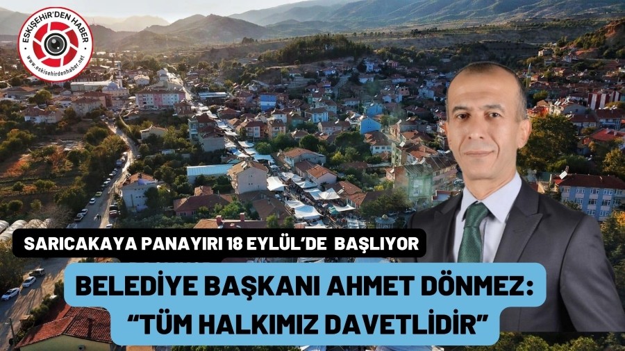 SARICAKAYA PANAYIRI 18 EYLL'DE BALIYOR