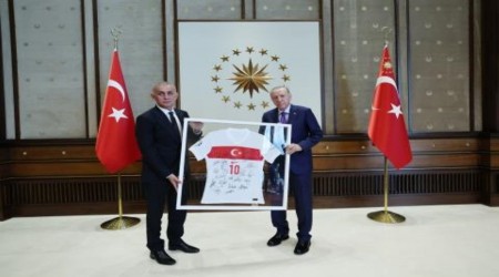 TFF YNETM CUMHURBAKANI ERDOAN'I ZYARET ETT