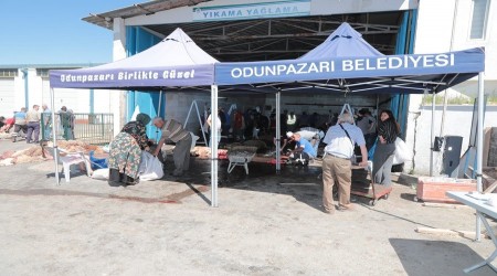 Odunpazar Belediyesinden cretsiz ve hijyenik kurban kesim hizmeti